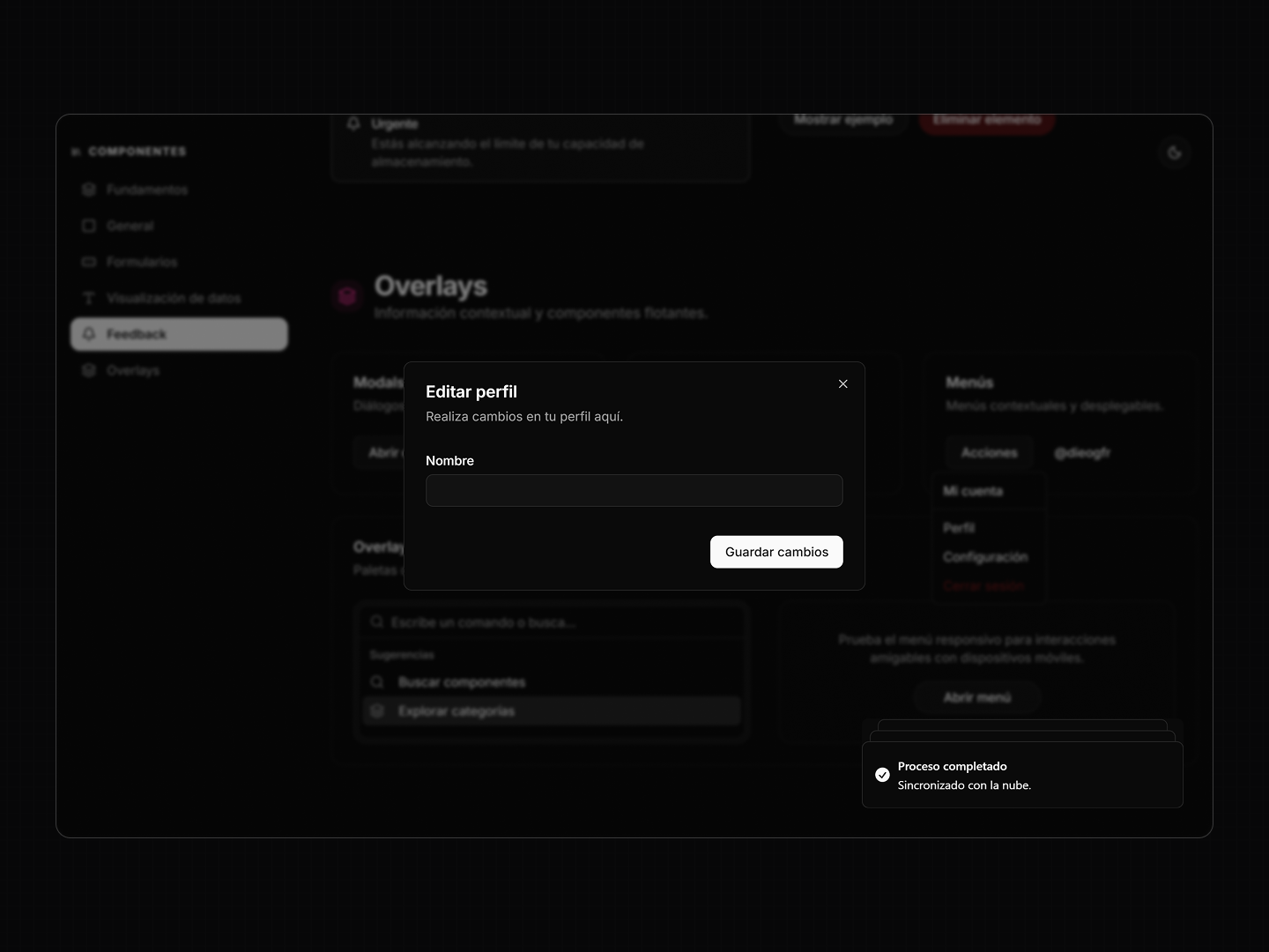 Kitsuné feedback and overlays
