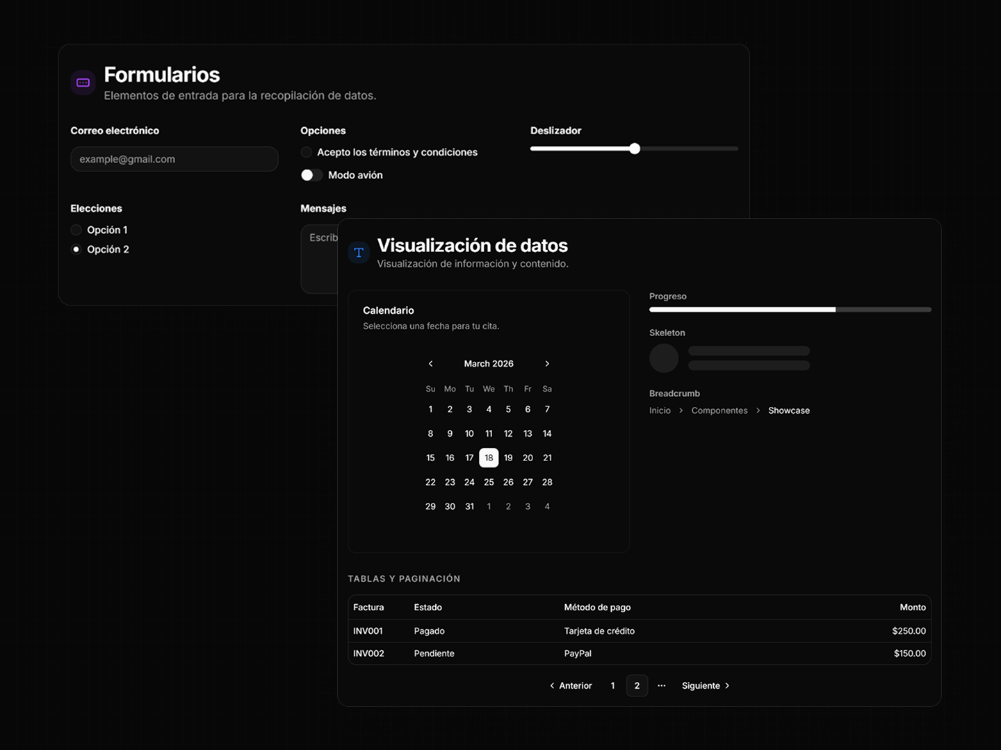Kitsuné forms and data visualization